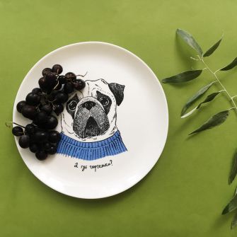 Тарілка "Мопс"