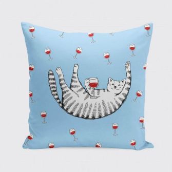 Подушка "Кот выходного дня"