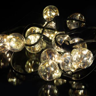 Гірлянда LED лампочки однотонні 15 ламп 4.5м